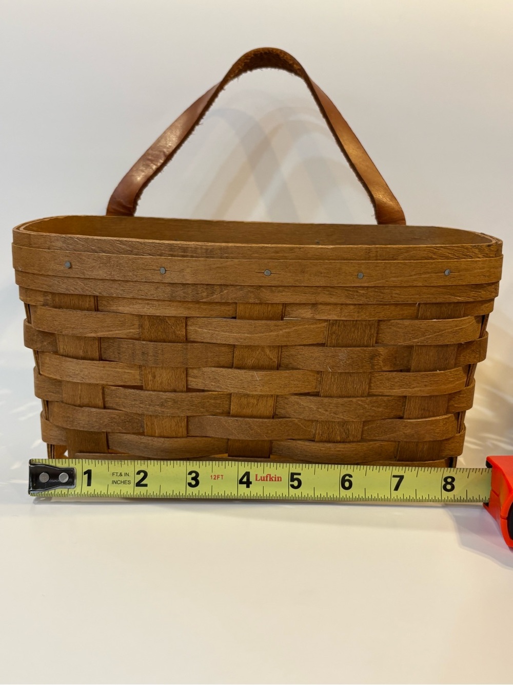 Vintage 1995 Henn Workshop Medium Key Basket w signatures